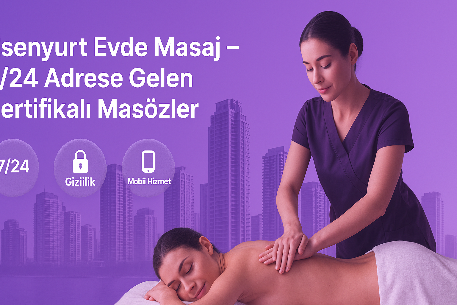 Esenyurt evde masaj hero görseli